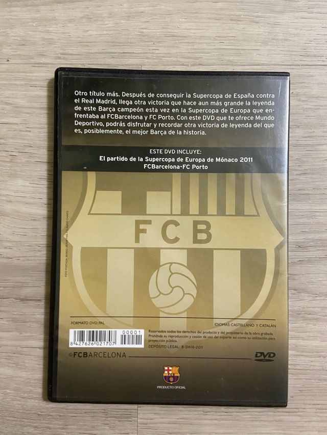 DVD Partido FC Barcelona FC Porto