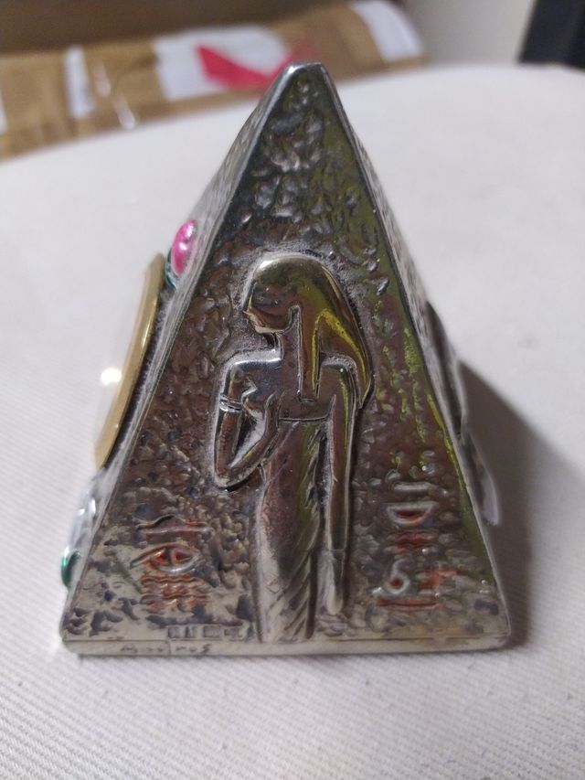 Orologio da tavolo in argento