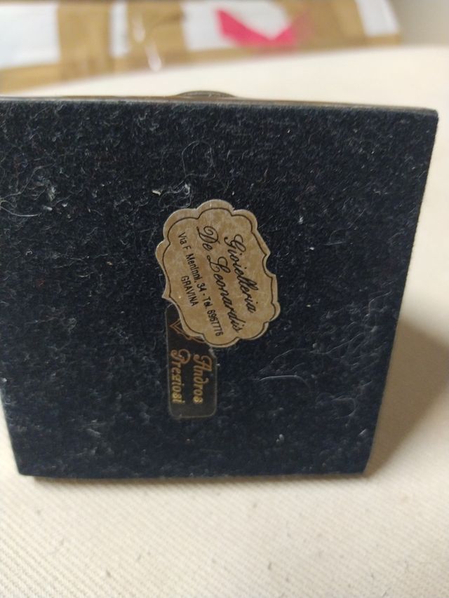 Orologio da tavolo in argento