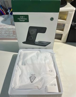 Cargador Rápido Inalámbrico 3 en 1