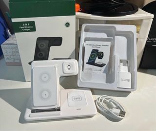 Cargador Rápido Inalámbrico 3 en 1