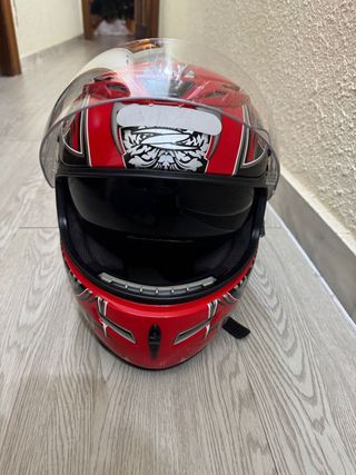 Casco de moto talla XS