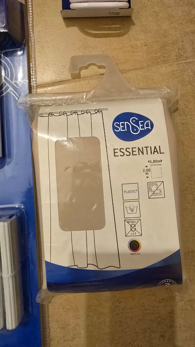 Kit cortina ducha esquinera