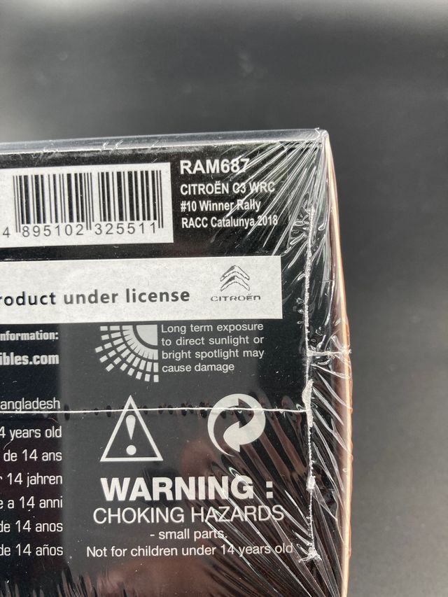 1/43 Citroën C3 WRC LOEB WINNER RAC