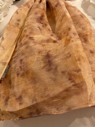 Foulard seta ecoprint