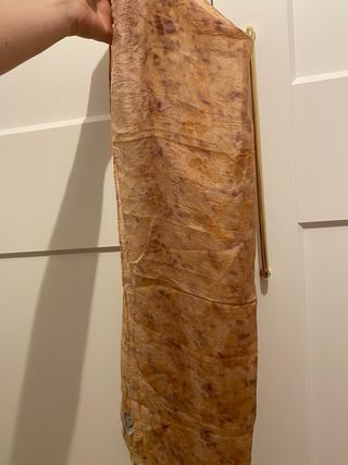 Foulard seta ecoprint