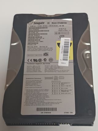Disco Duro Seagate 40GB