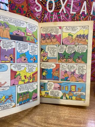 Los estudiantes. Comic Walt Disney