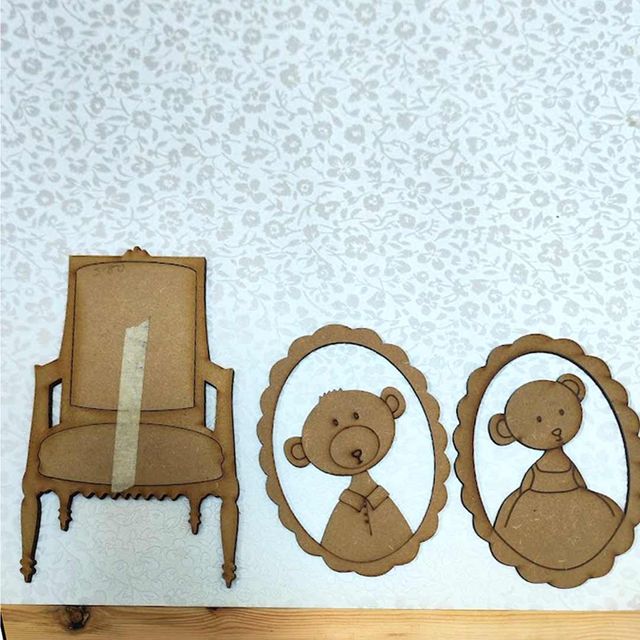 Figure di silhouette DM per artigianato di 20 cm