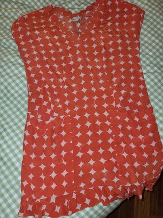 Vestido bimba y lola naranja coral