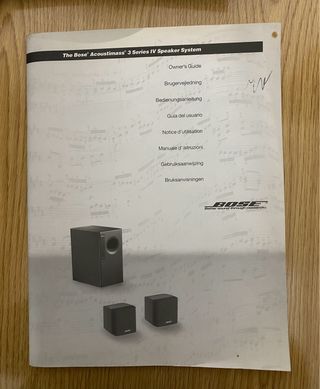 Altavoces BOSE