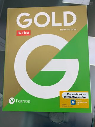GOLD B2 First Coursebook + eBook (Pearson) - Nueva