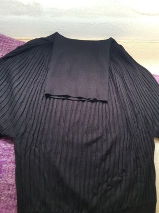 Jersey cuello alto negro