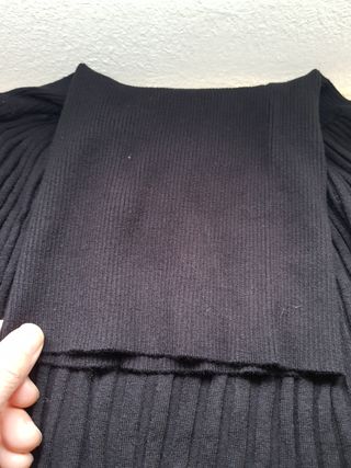 Jersey cuello alto negro