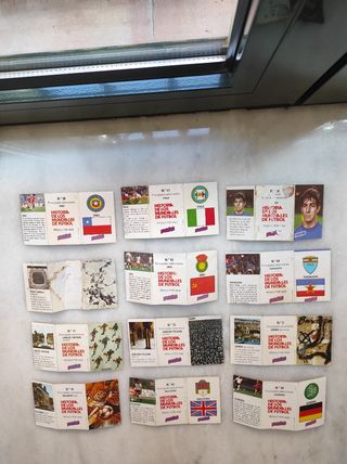 Cromos Historia Mundiales Futbol Phoskitos 