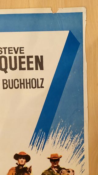 Cartel original Los siete magníficos (1960)