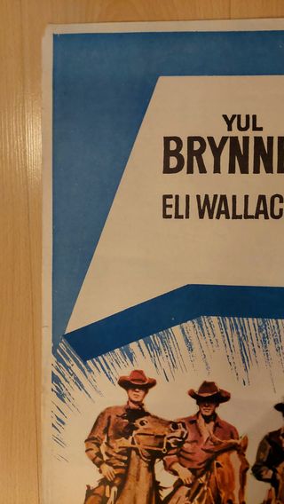 Cartel original Los siete magníficos (1960)