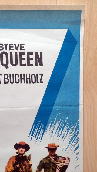 Cartel original Los siete magníficos (1960)