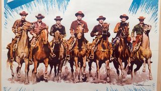 Cartel original Los siete magníficos (1960)