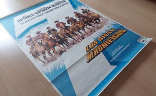 Cartel original Los siete magníficos (1960)