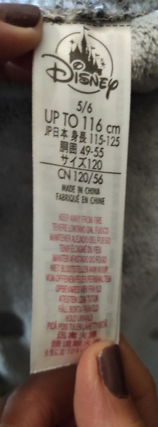 Pigiama Disney, bambina 5/6 anni, 116 cm