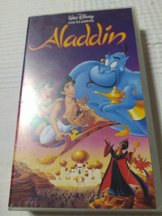 Aladín VHS Disney
