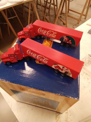 Coppia camion Coca Cola Christmas