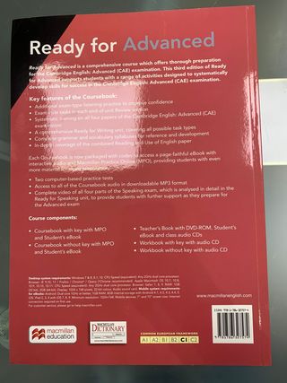 Ready for Advanced C1 + eBook y Key 3rd Ed Nuevo