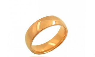 Anillo alianza de hombre de acero inoxidable