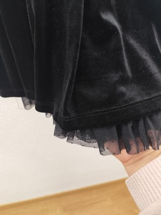 Vestido tirantes terciopelo