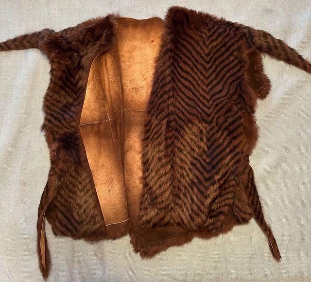 Chaleco vintage pelo mujer