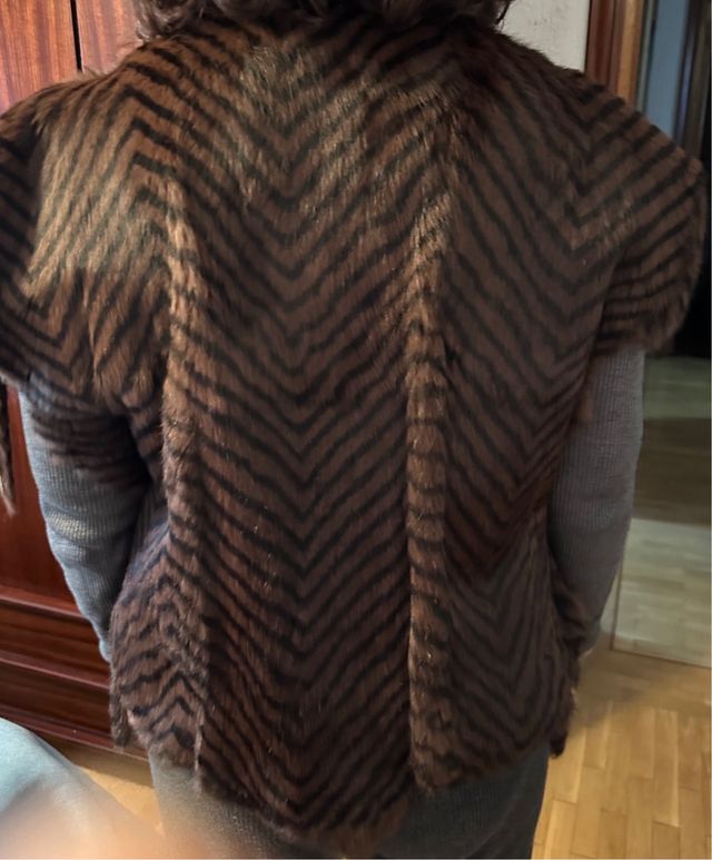 Chaleco vintage pelo mujer