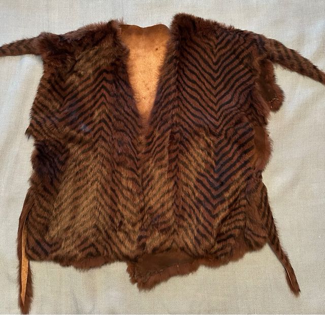 Chaleco vintage pelo mujer