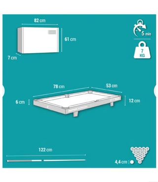 Mesa billar infantil de sobremesa