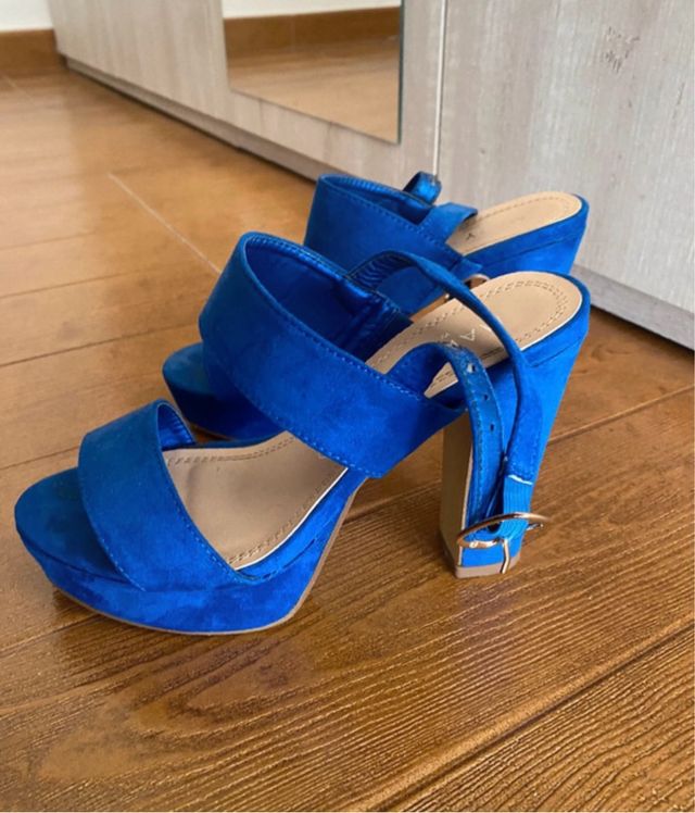 Tacones azules 35