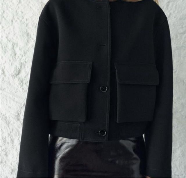 Chaqueta negra de Zara. Sin estrenar