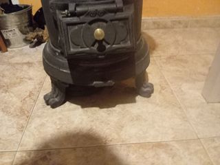 Estufa de leña rustica