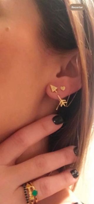 Tous pendientes flecha oro 18kt