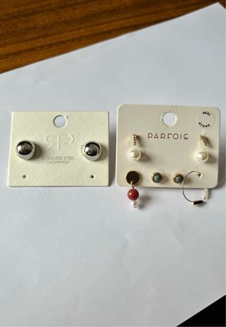 Lote pendientes Parfois Acero inoxidable. Parfois