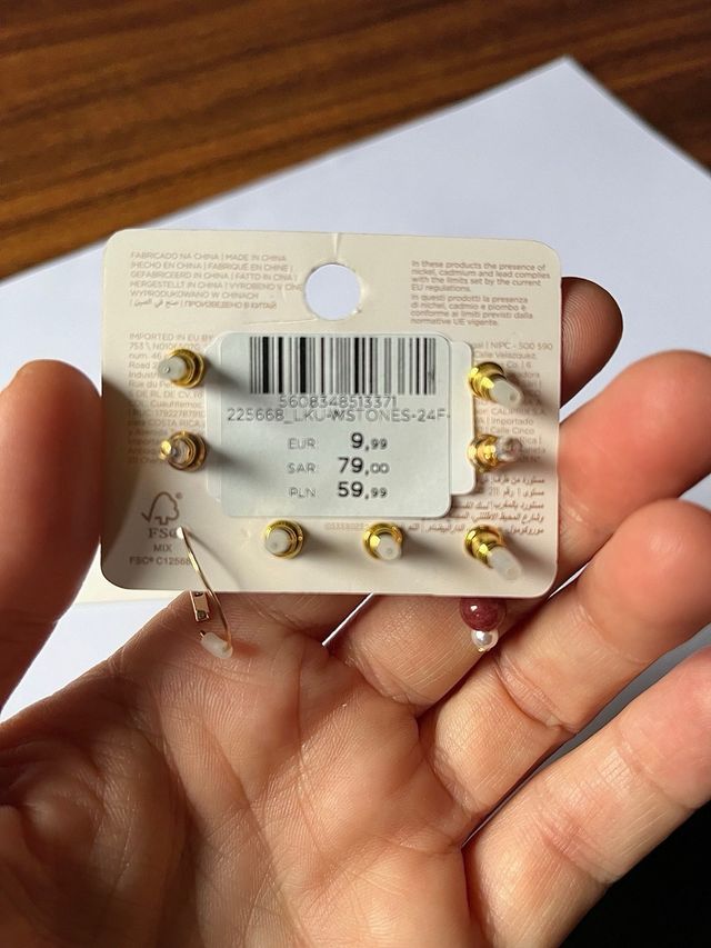 Lote pendientes Parfois Acero inoxidable. Parfois