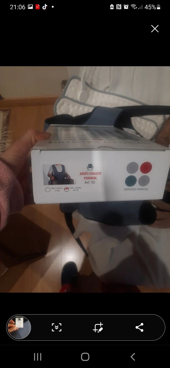 Arnes de sujeccion para silla o sillon