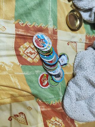 Chapas de la marca RAPPERS de colección