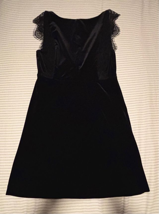 Vestido terciopelo Cortefiel talla S
