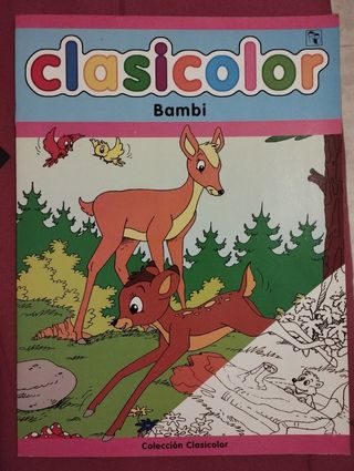 Cuento Bambi para colorear