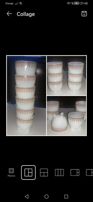 4€ unidad. Hueveras-copitas Arcopal