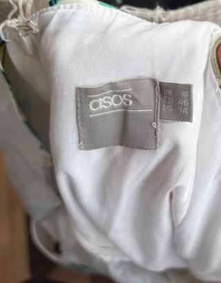  Vestido de fiesta tropical ASOS – Talla 46