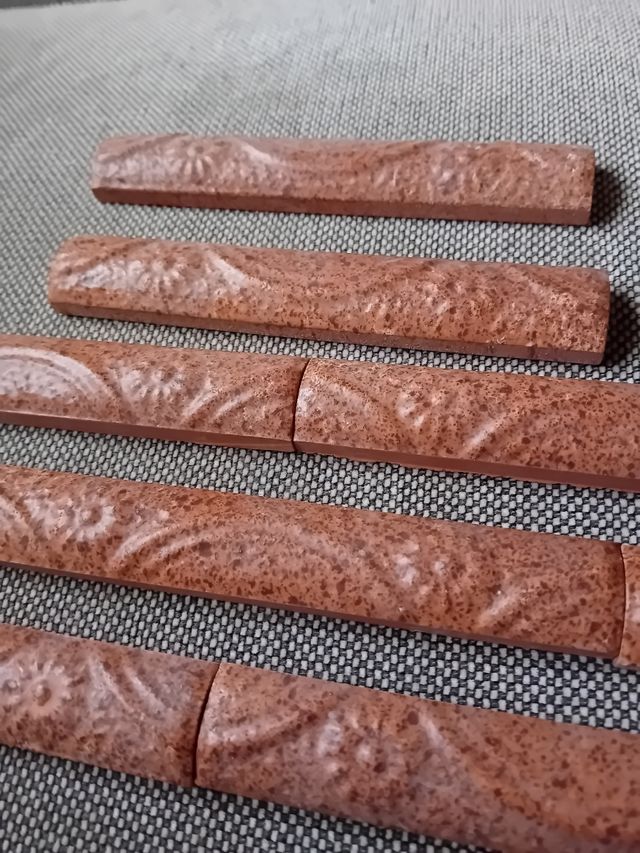 9 pezzi di bordo 14,8x2,5 cm