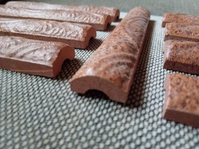 9 pezzi di bordo 14,8x2,5 cm