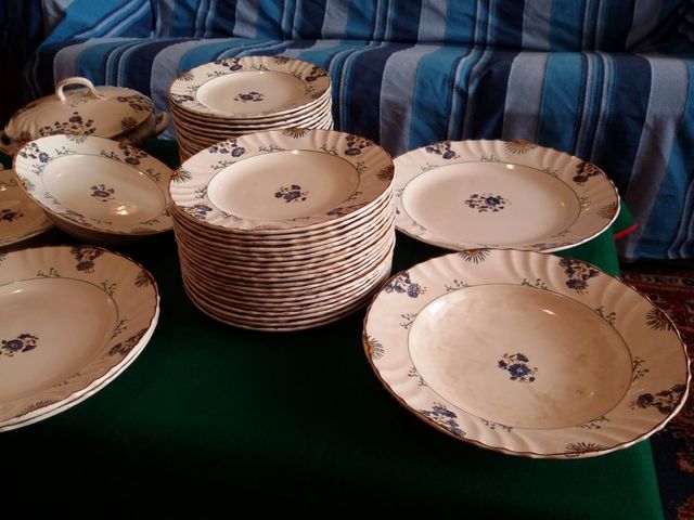 Servizio di piatti Longwy anni 30