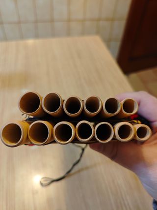 Flauta peruana hecha a mano